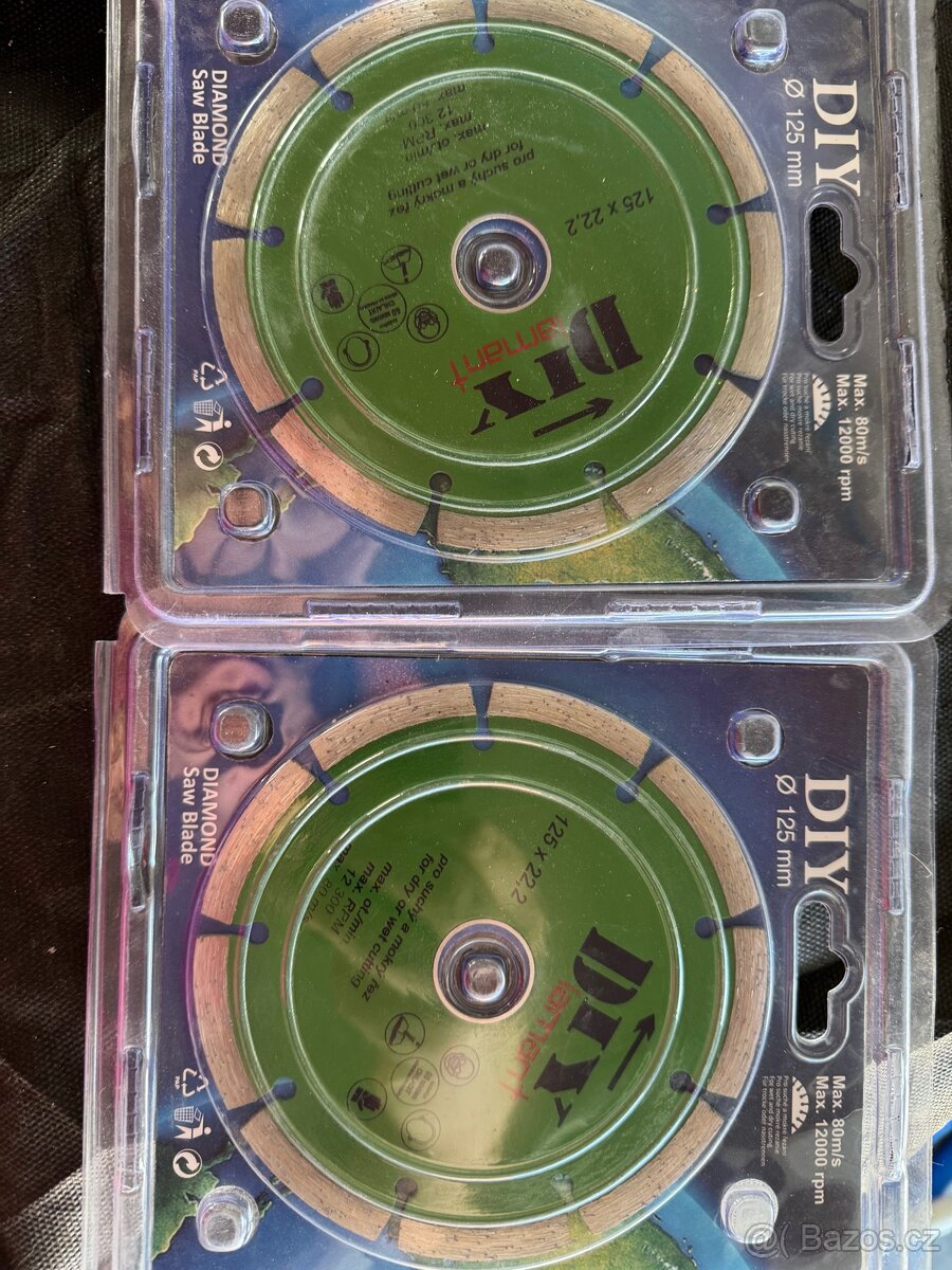 Prodám diamantové kotouče 125 mm - 7