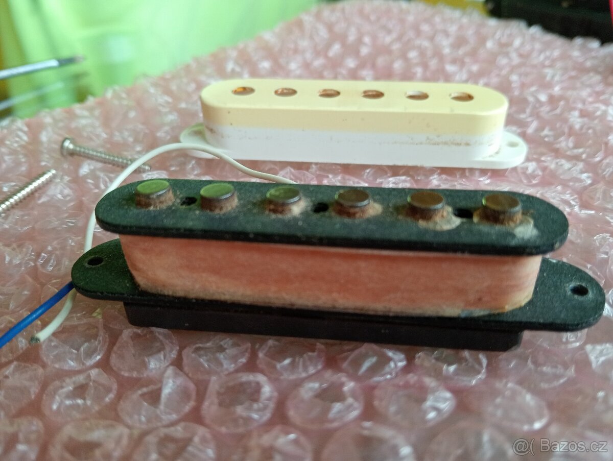 Pickguard,snímače,poťáky,3-pol.switch, Greco,Maya 70 roky - 7