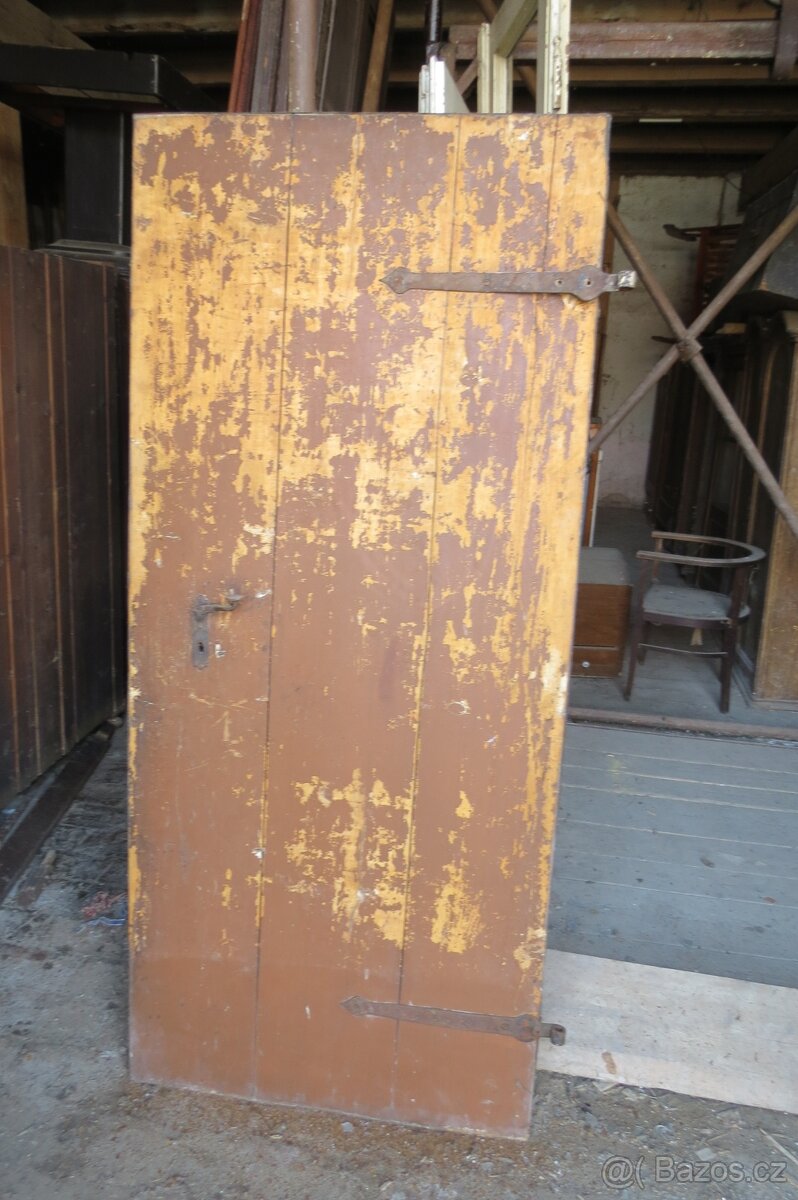 F/ Staré vchodové dveře - oplechované - 7