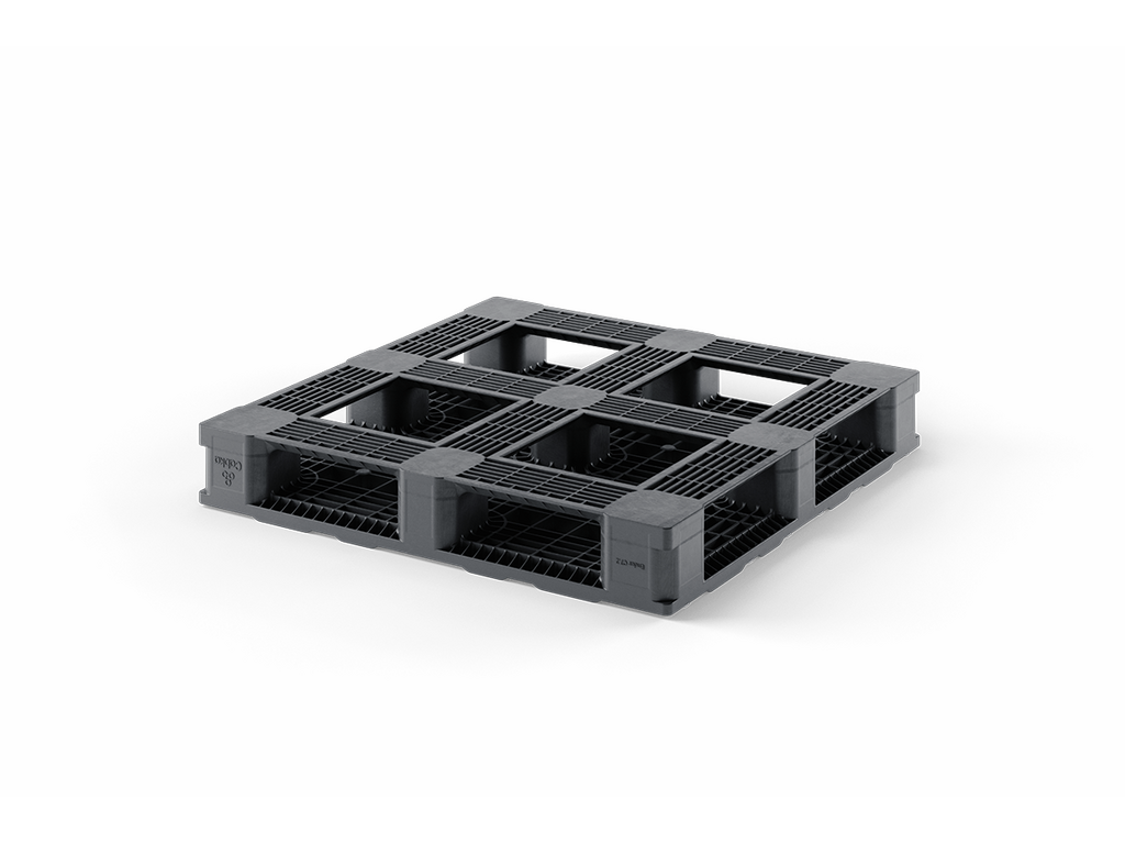 Pevnostní kontejnerové plastové palety ENDUR i7.2, 114x114 - 7