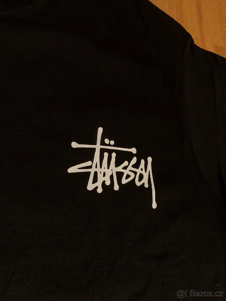 Stüssy tričko – Basic Logo – nové – 8 ks (černé/bílé) - 7
