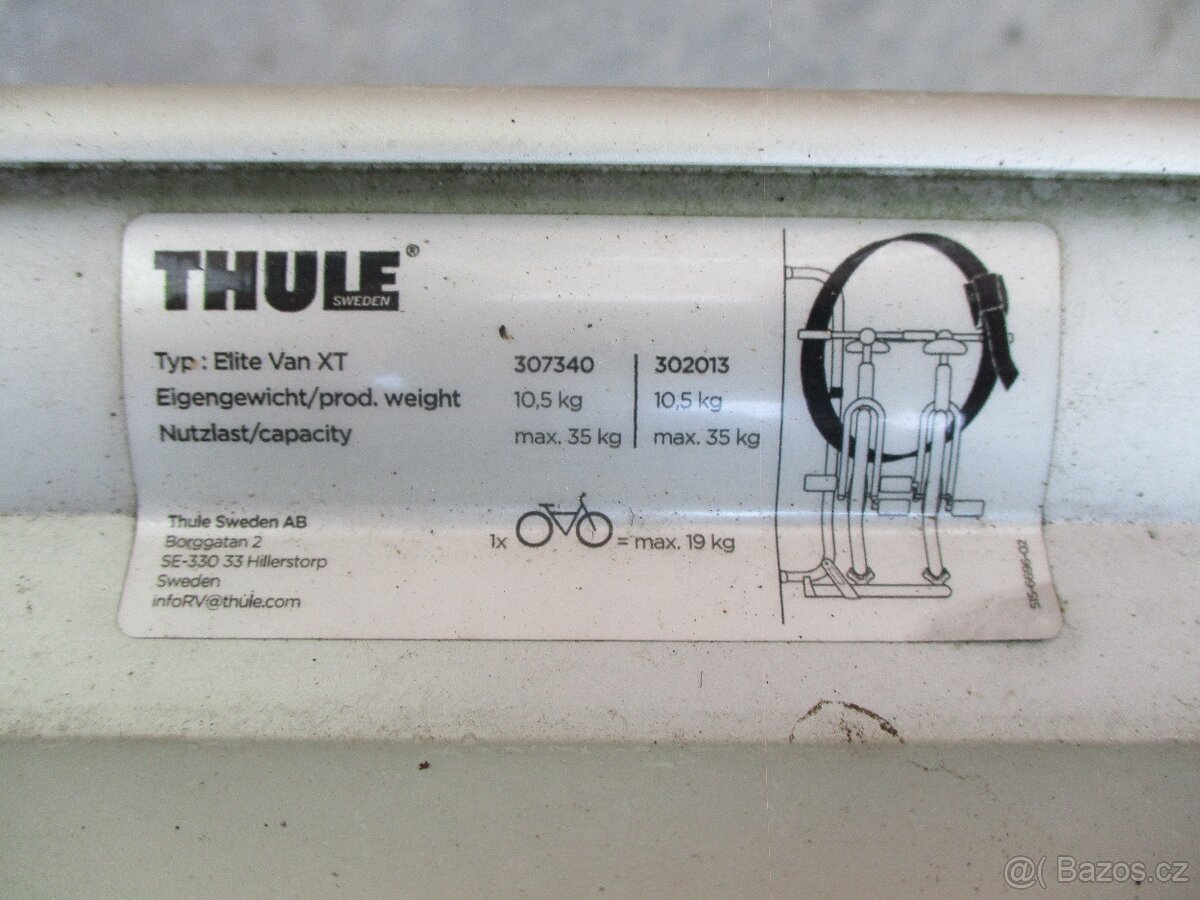 zadní nosič kol na karavan N 07 zn. THULE - 7