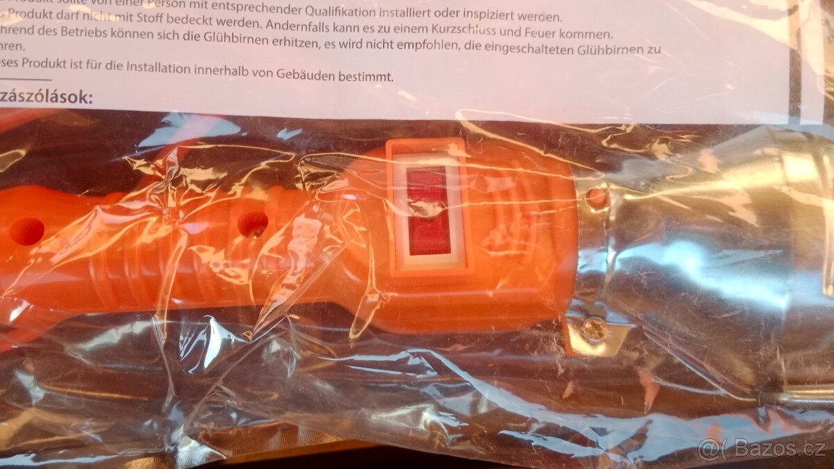 DÍLENSKÁ SVÍTILNA E27 SÍŤOVÁ - 5M - 7