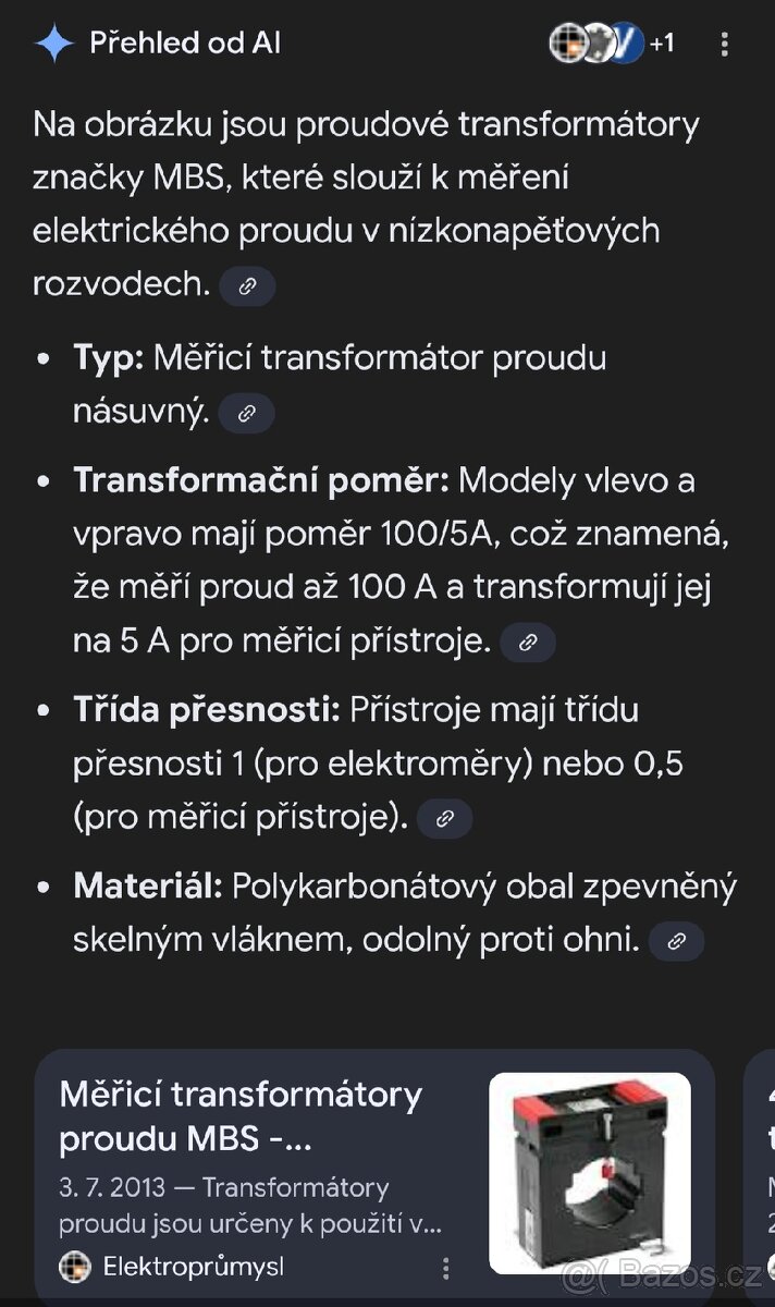 MBS proudové transformátory - 7