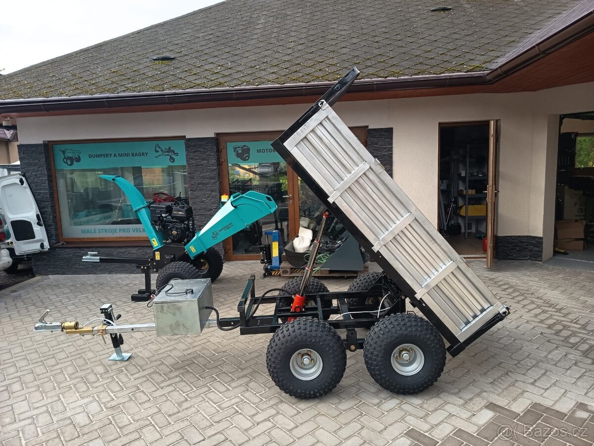 Hydraulický vozík za čtyřkolku 1.000kg - 7