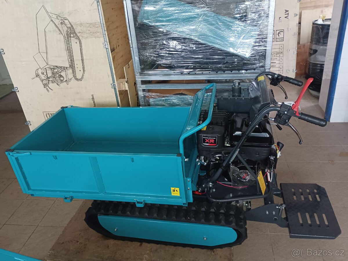 Hydraulický pásový dumper 500kg motor B&S s el. startem - 7