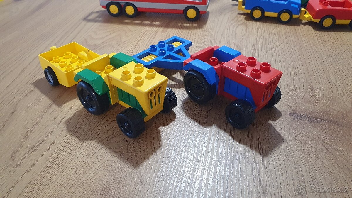 Lego Duplo auta, traktory, hasičské auto - 7