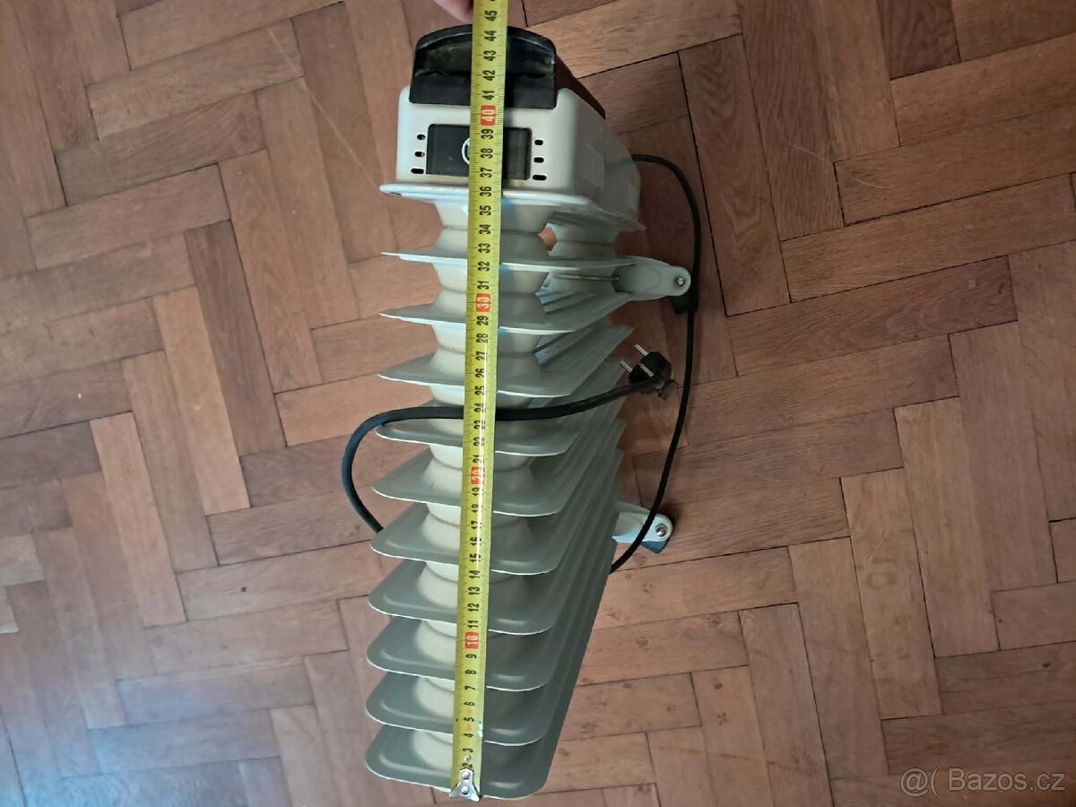 Plně funkční elektrický olejový radiátor - 7