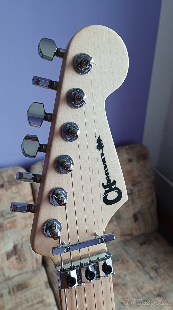 Charvel Pro-Mod San Dimas Style 1 HH FR M Matte Blue Frost - 7