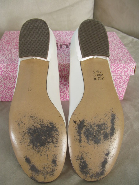 Saténové baleríny - svatební vel. 41 - 7