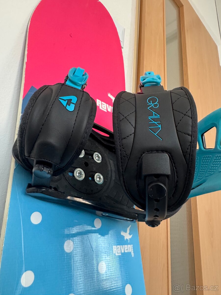 Snowboard Raven s vázáním Gravity 140 cm - 7