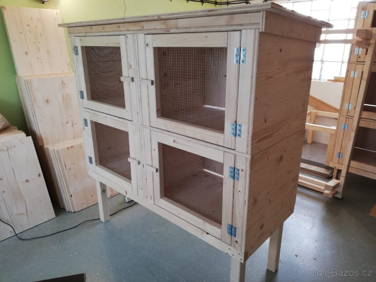 Nová králíkárna 1-9ti kotcová - 7