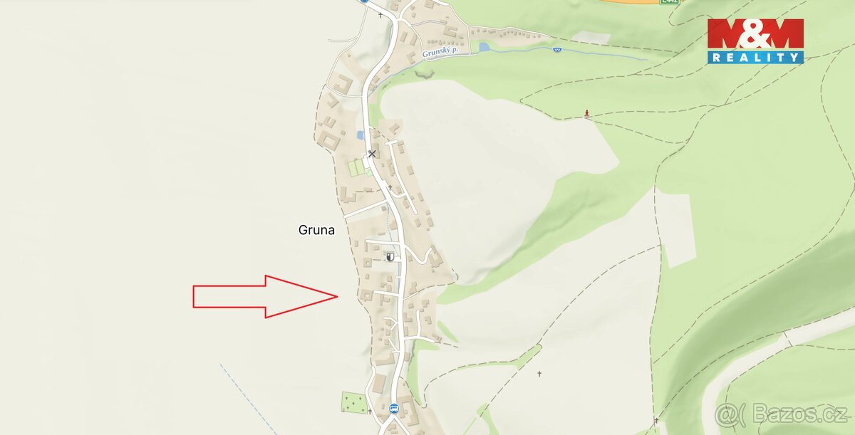 Prodej pole, 1577 m², Gruna - 7