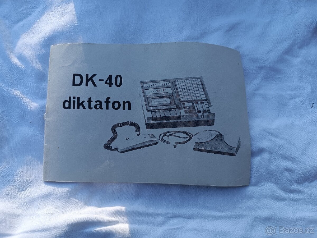 Prodám retro diktafon BRG DK 40 - 7