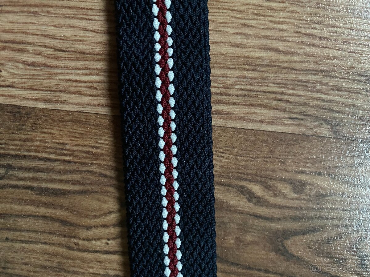 Nový pánský pružný opasek Bandi - modrý s pruhy, L/XL - 7