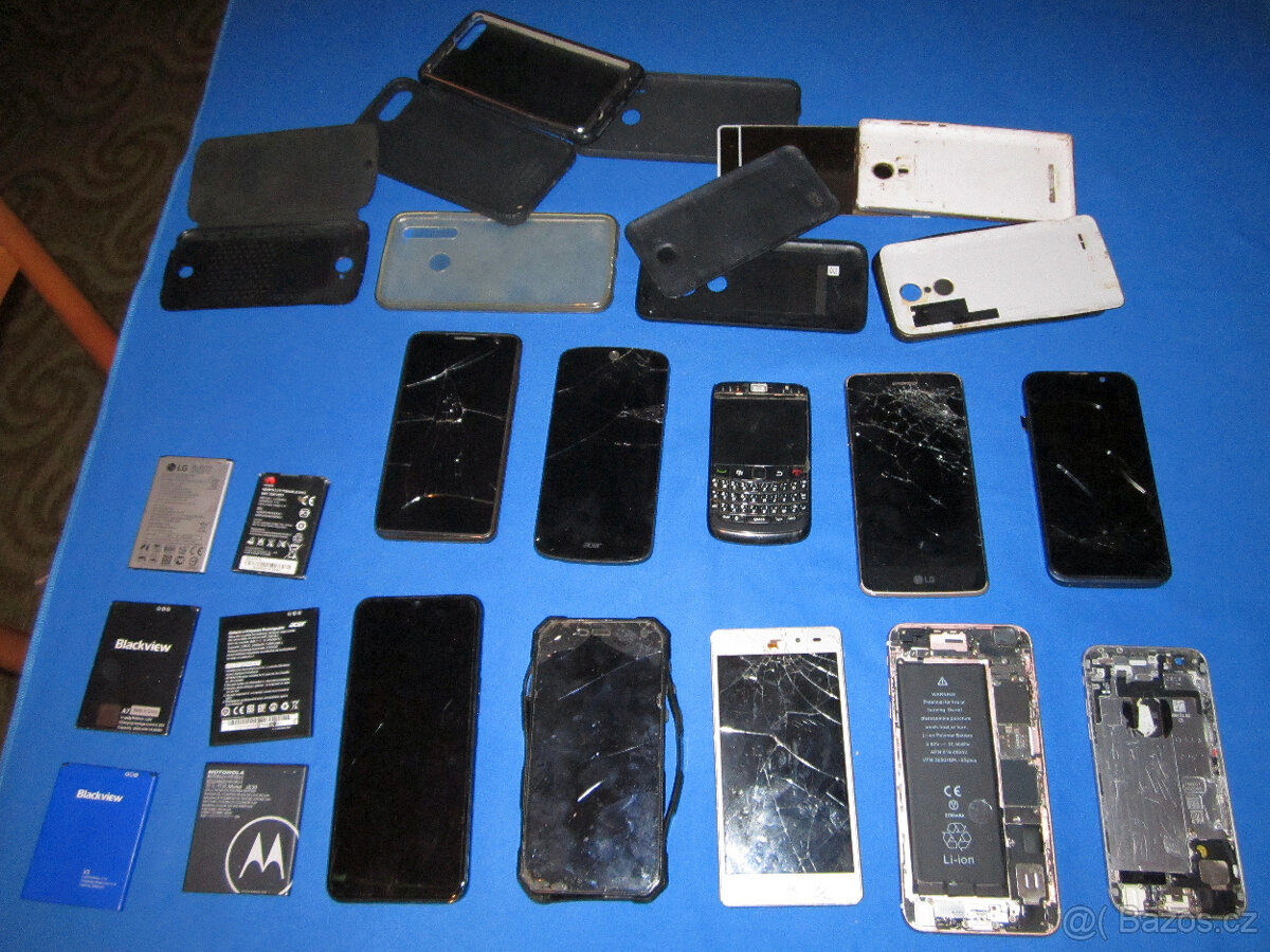 Mobily na díly, kryty, baterky - 7