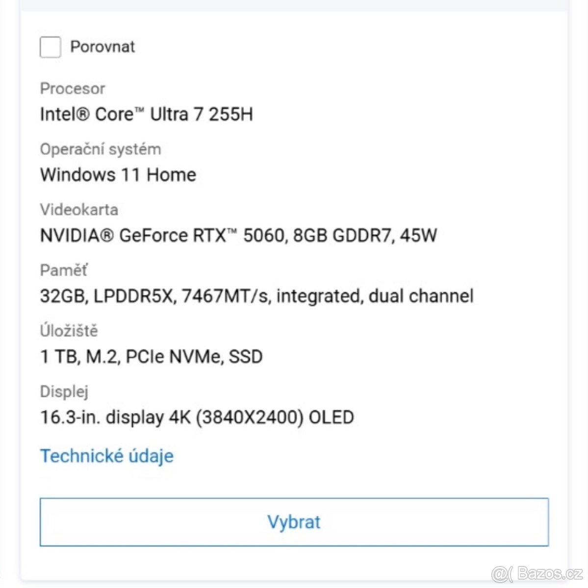 DELL 16 Premium ultra 7 rtx5060 1TB 4K Touch OLED - 7