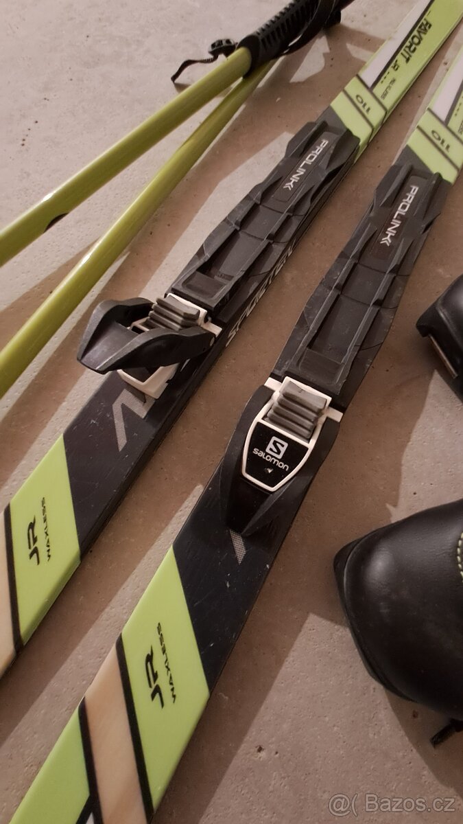 Dětské lyže + boty + hůlky - 7