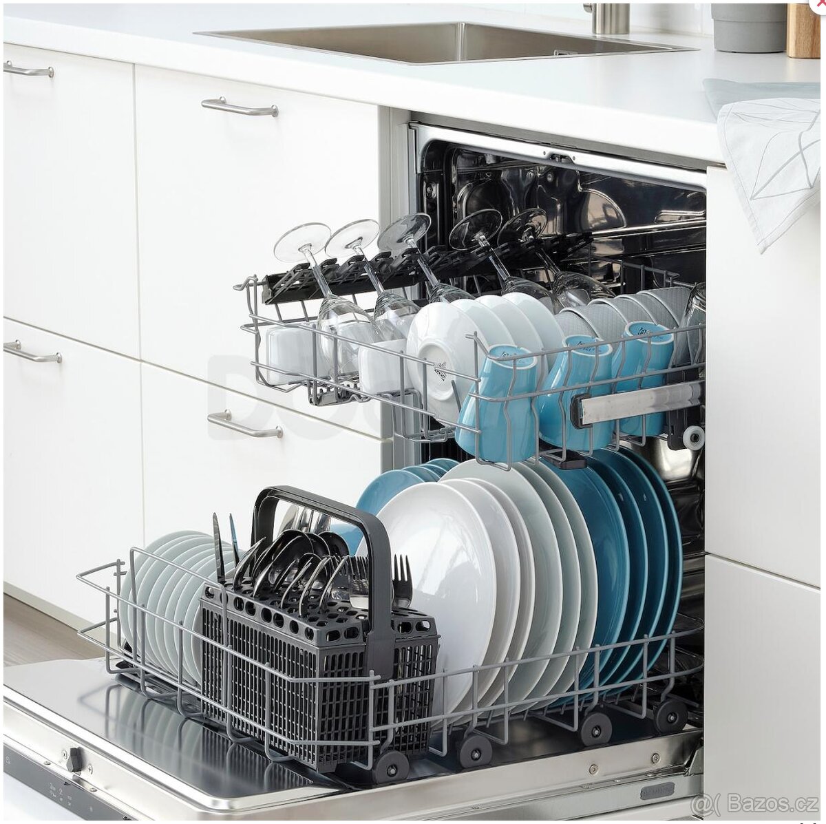 IKEA LAGAN vestavěná dotyková myčka 60 cm automatické dvířka - 7