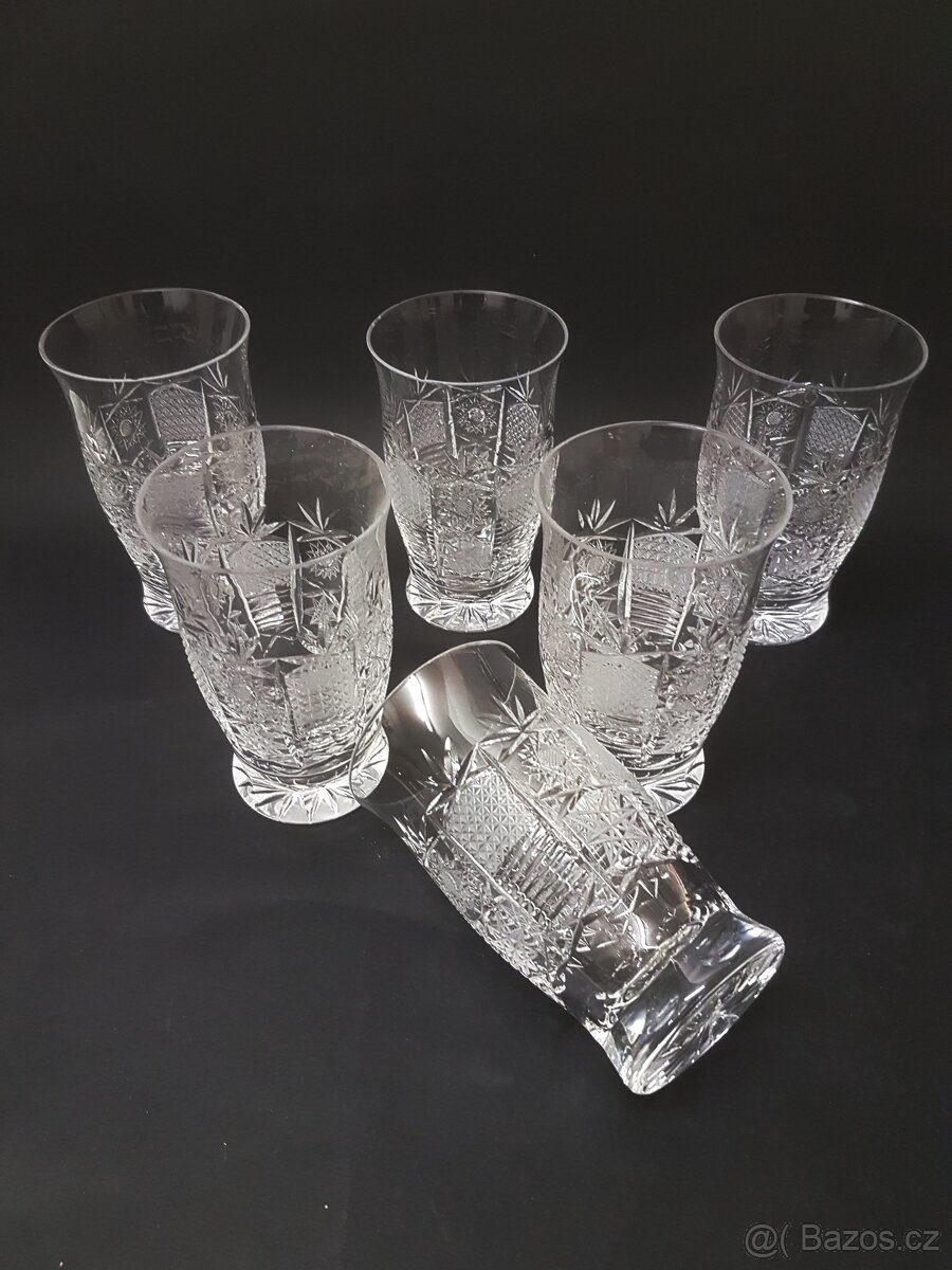 Sklenice broušené - 7