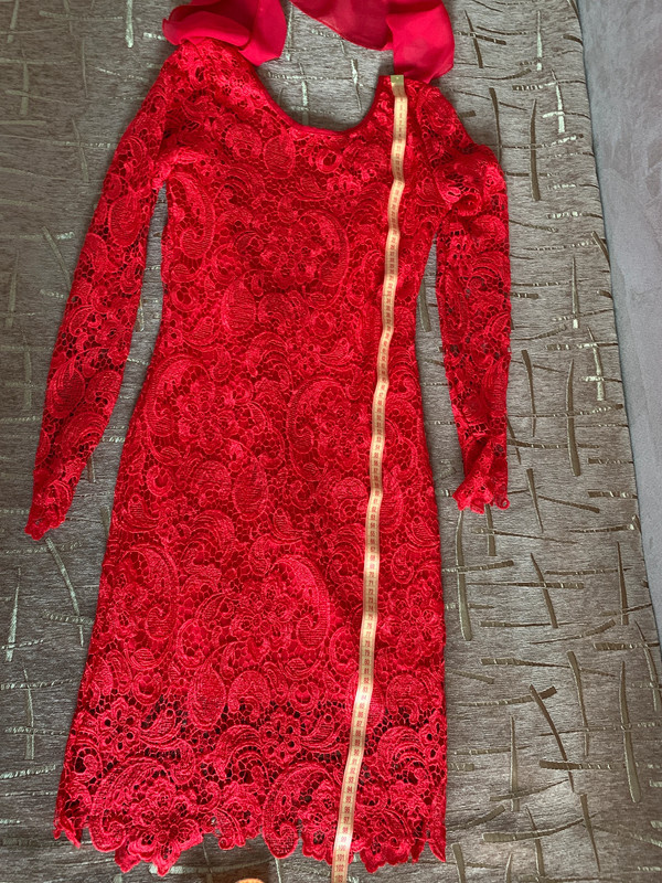 Krajkové šaty večerní, vel.M - 7