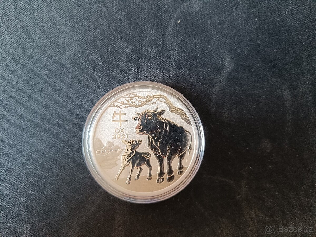Stribrne mince lunarni serie III, 2020-2022 4x 1oz - 7