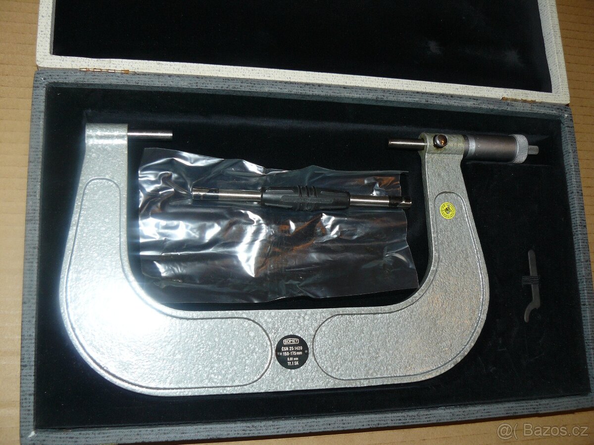 Mikrometr třmenový 150-175mm SOMET KALIBROVANÝ (NOVÝ) - 7