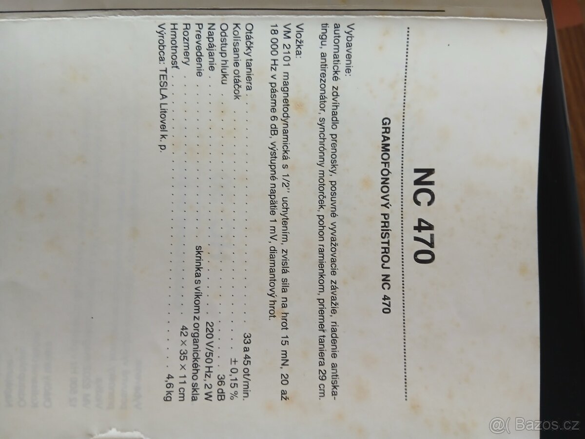 Starožitný gramofon - 7