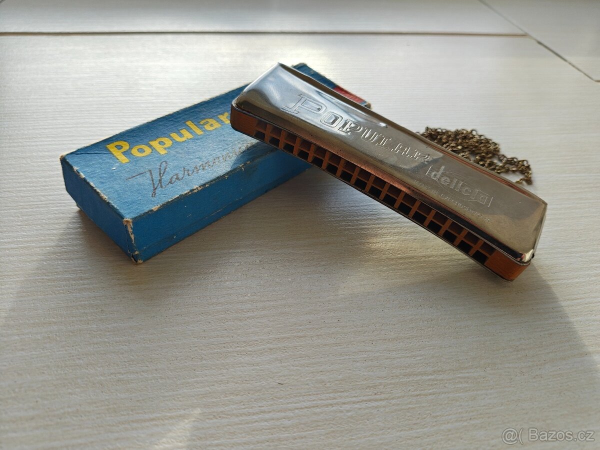 Foukací Harmonika Popular Delicia - 7