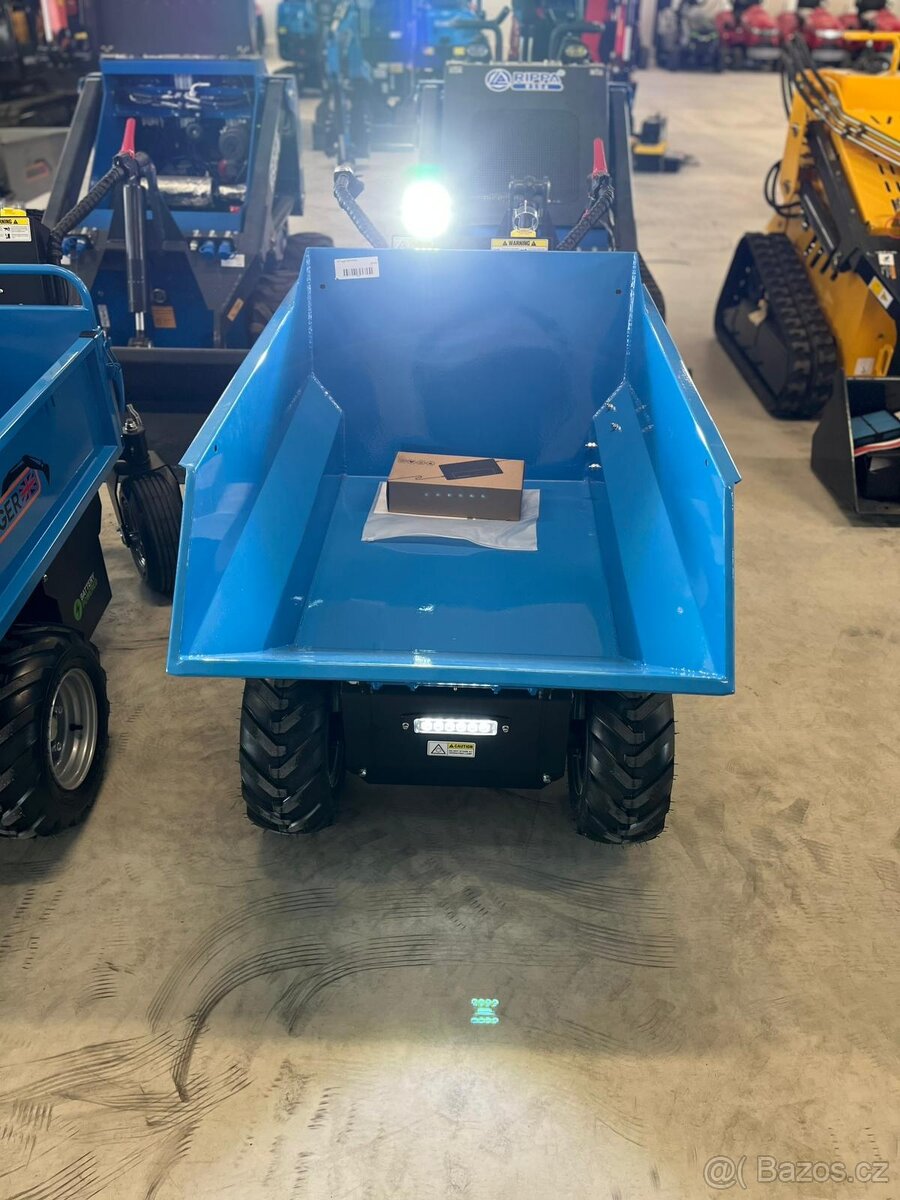 dumper, minidumper, elektrické kolečko, vyvážeč - 7