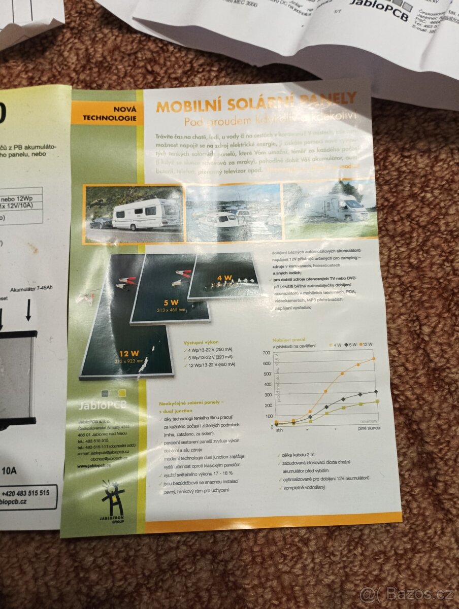 Mobilní napájeci centrum,dobíjení PB akumulátorů z solárního - 7