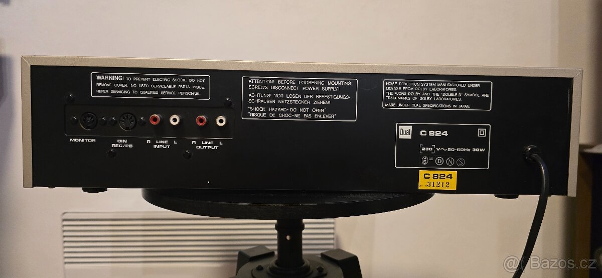 Dual C 824 - 3 hlavý deck s DLL systémem - 7