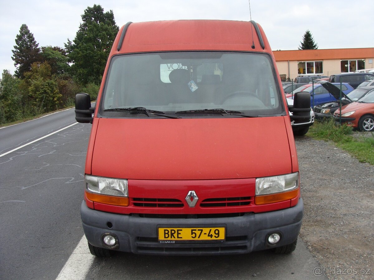 Renault Master, 2.5 D, L2H2, 6 míst,167000 km - 7