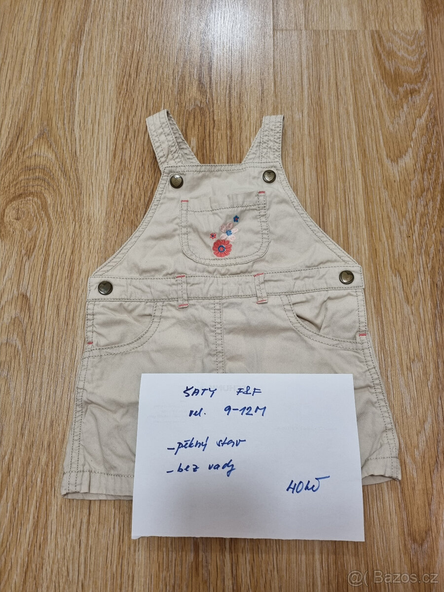 dívčí šaty vel 74-80 / 6-12M - 7