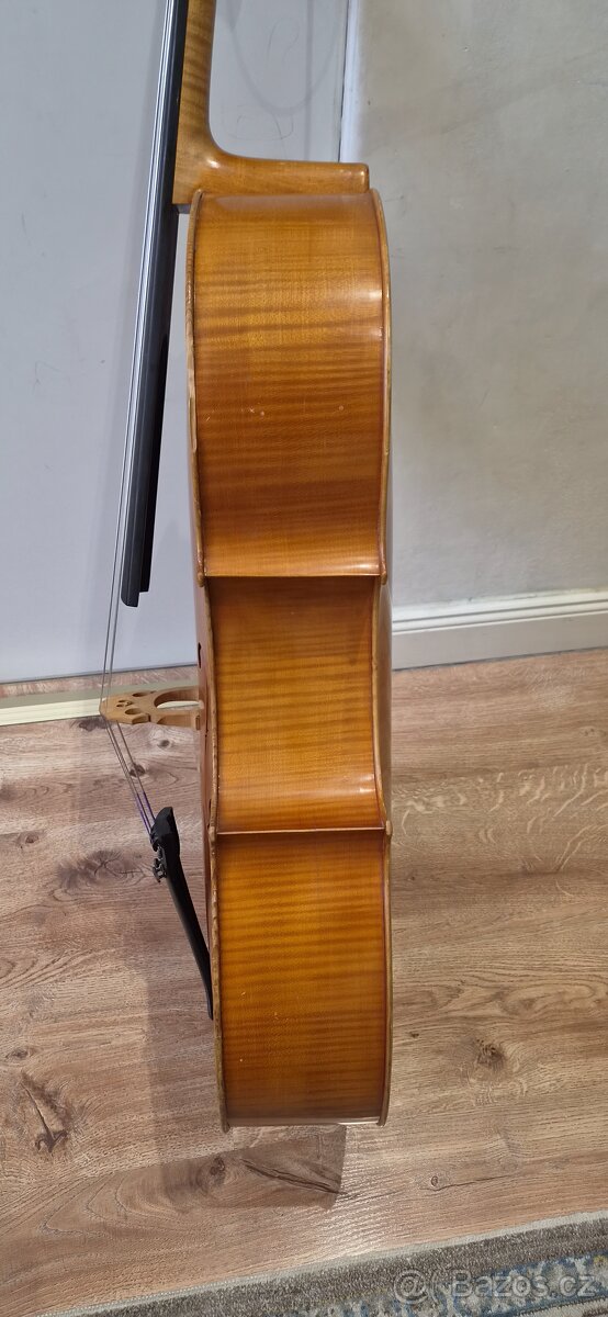 4/4 krásné staré Německé violoncello - 7