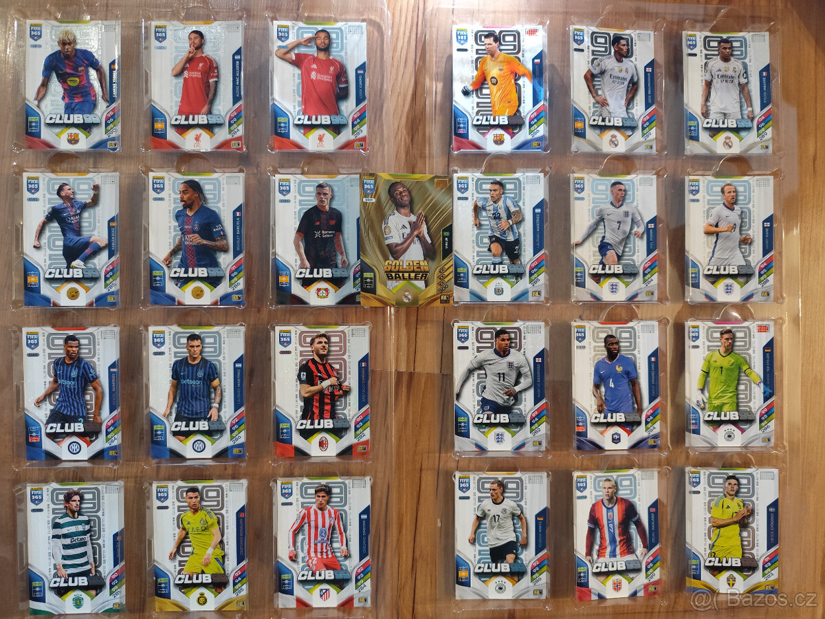 Fotbalové kartičky FIFA 365 2026 - adventní kalendář - 7