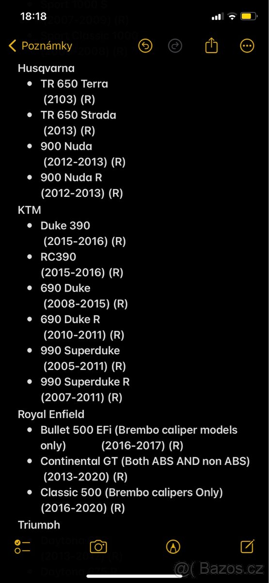 Brzdové destičky - 7