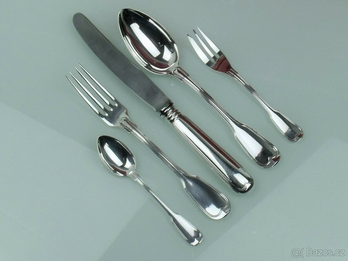 Příbory Wilkens Augsburger Thread 800 Silver, stolní příbory - 7