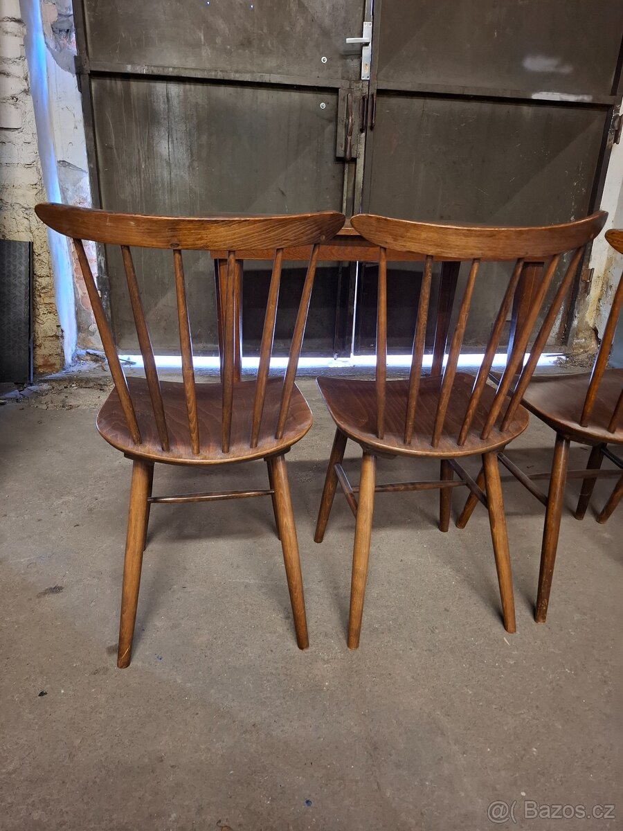 Židle Ton Ironica + stůl - 7