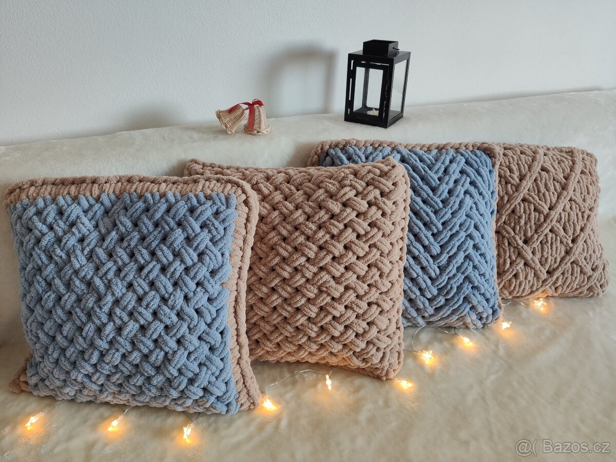 Prodám pletený polštář - 7
