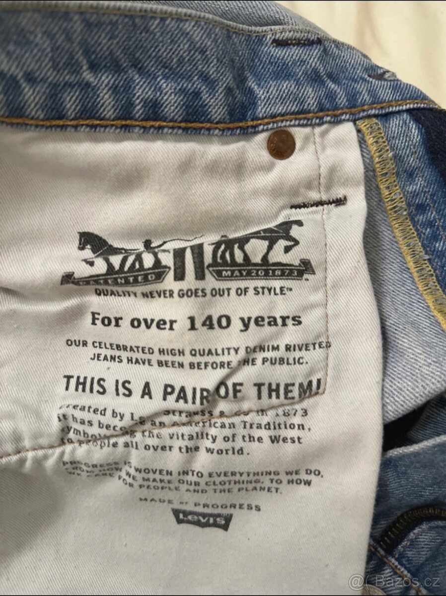 Světle modré džíny Levi’s - 7