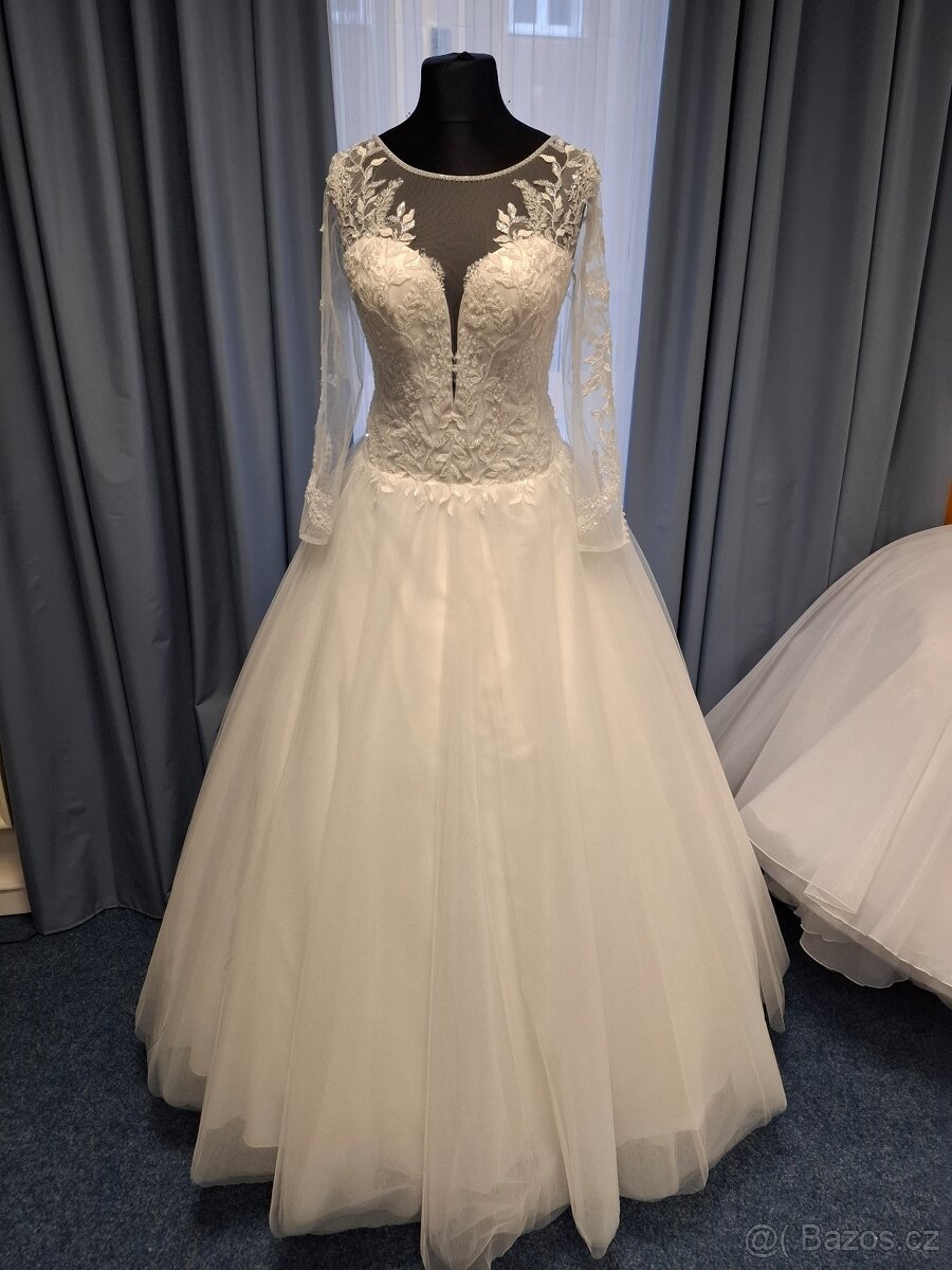 Svatebni saty velikost 44 - 7