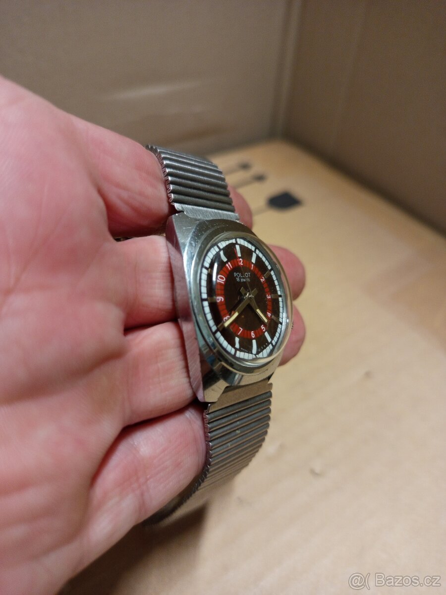 Pánské hodinky POLJOT budík . - 7