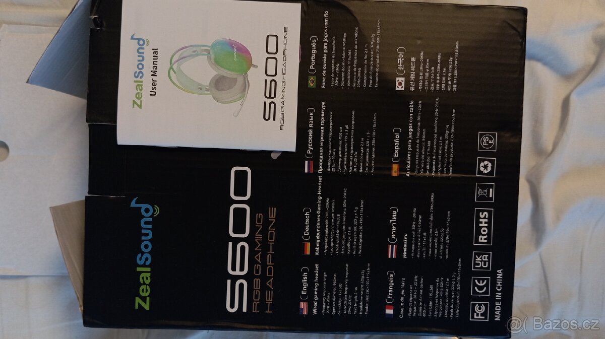 RGB herní sluchátka Zealsound - 7