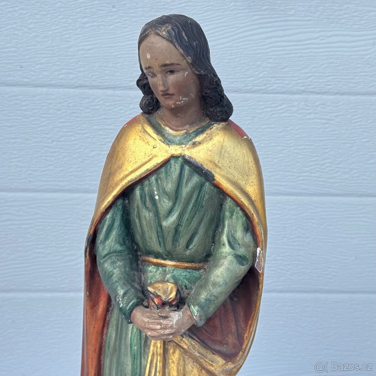 Starožitná socha sv.Jan Evangelista - 7