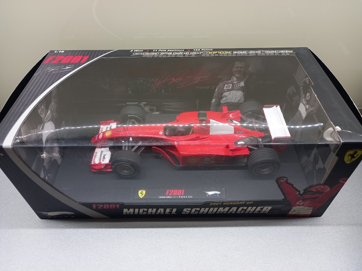 3x F1 FERRARI F2000 2001 a 2003GA SCHUMACHER HW ELITE 1:18 - 7
