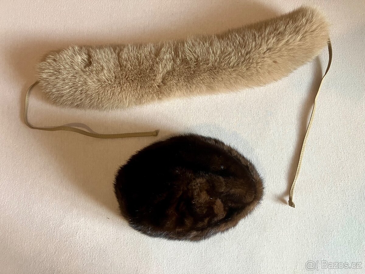 Dámské kožené kabáty, čepice - 7