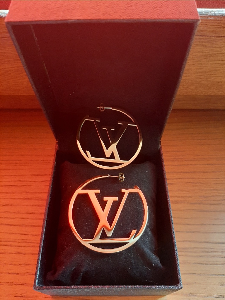Zlaté náušnice Louis Vuitton - 7