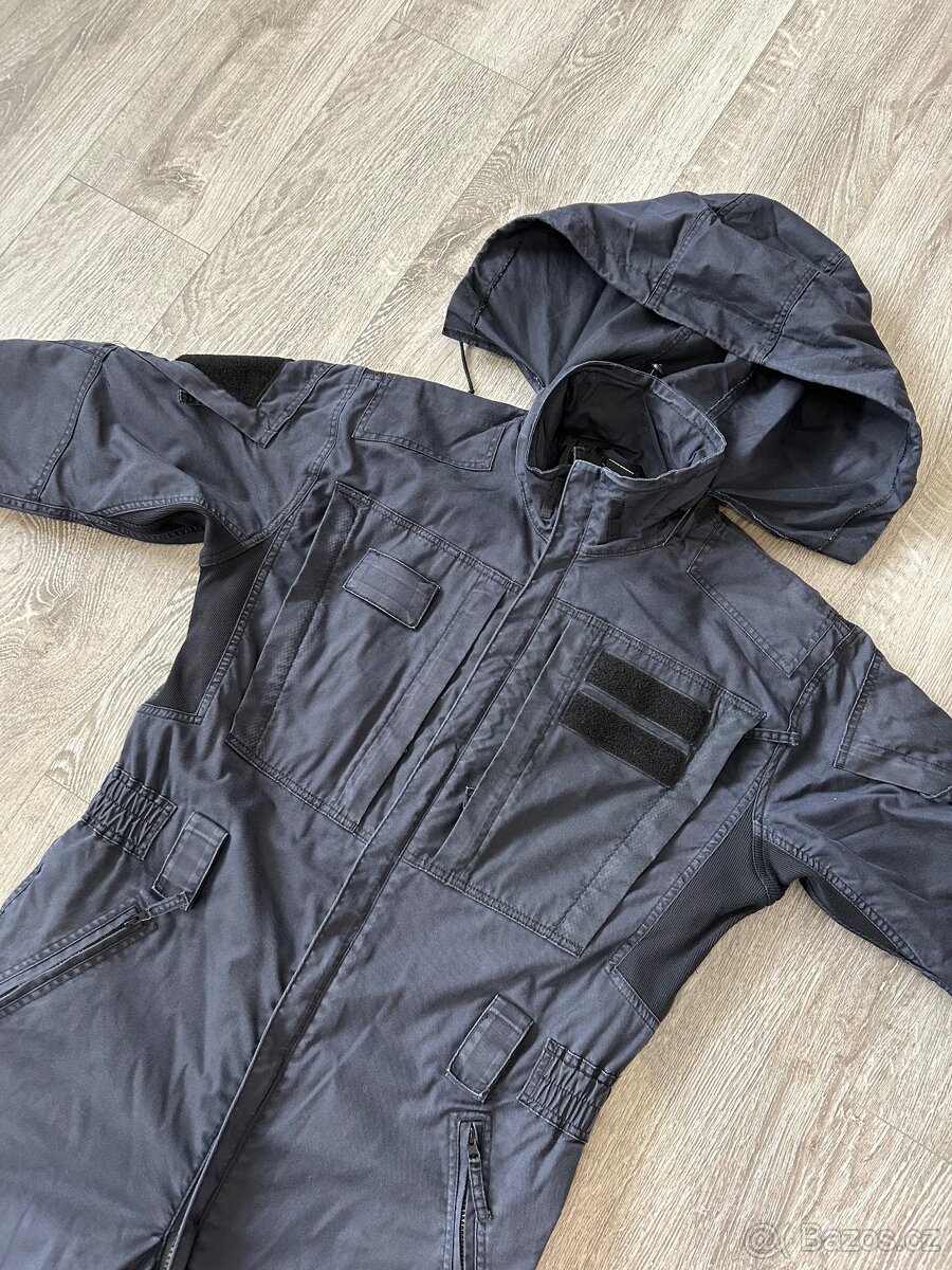 Kombinéza černá, zimní, pouze vypraná - 7