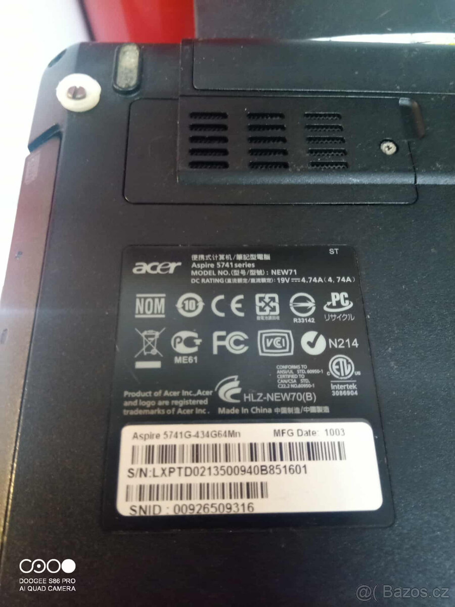 Notebooky 4x poškozené, neúplné, dohodou - 7